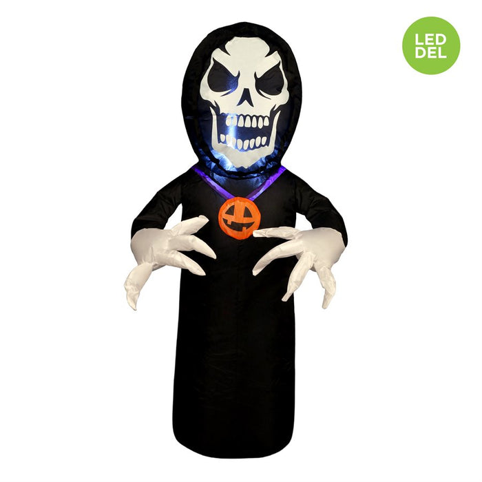 INFLATABLE LIGHT-UP LED GRIM REAPER 1M TALL