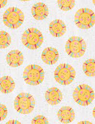 100% COTTON FABRIC - KEEP SHINING BRIGHT