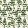 100% COTTON FABRIC - WINTER FOREST