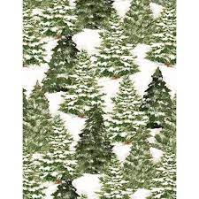 100% COTTON FABRIC - EVERGREEN FARM