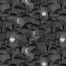 100% COTTON FABRIC - FRIGHTFUL NIGHT