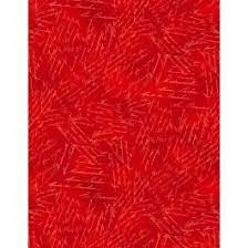 100% COTTON FABRIC - ROYAL RED