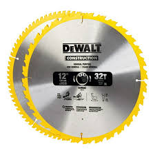 DEWALT SAW BLADE 2PK 12" 80T AND 32T