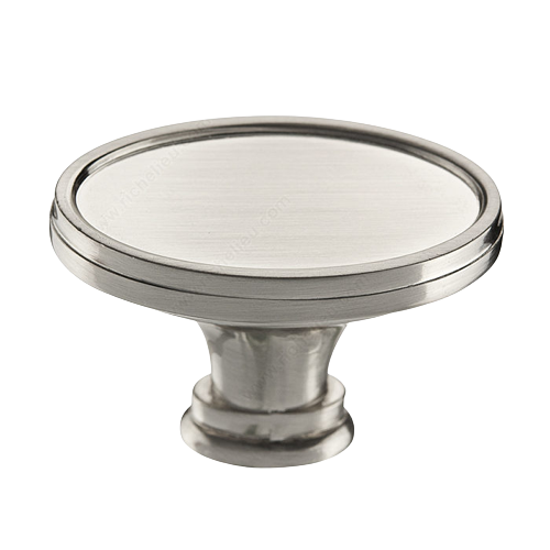 BRUSHED NICKEL FLAT KNOB 39MM
