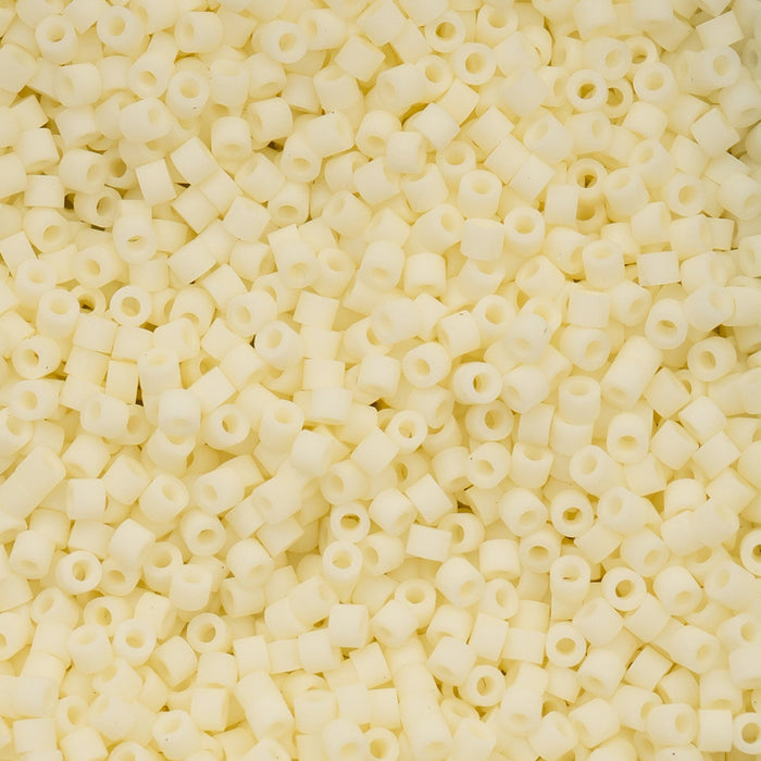 Close-up of small beige beads