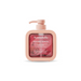 Pink soap dispenser with 'Scentabella' branding on a white background
