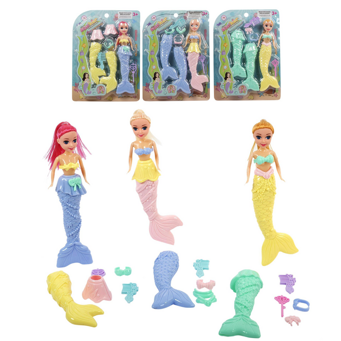 8'' MERMAID WITH ACCS