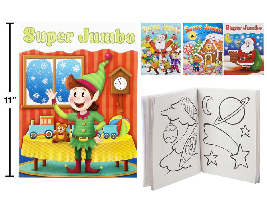 CHRISTMAS SUPER JUMBO COLOURING BOOK