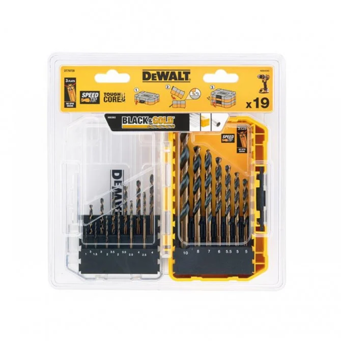 DEWALT 19 PCS DRILL BITS