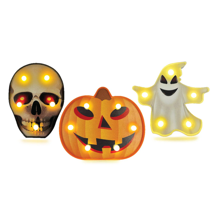 HALLOWEEN 7IN LED LIGHT DECOR