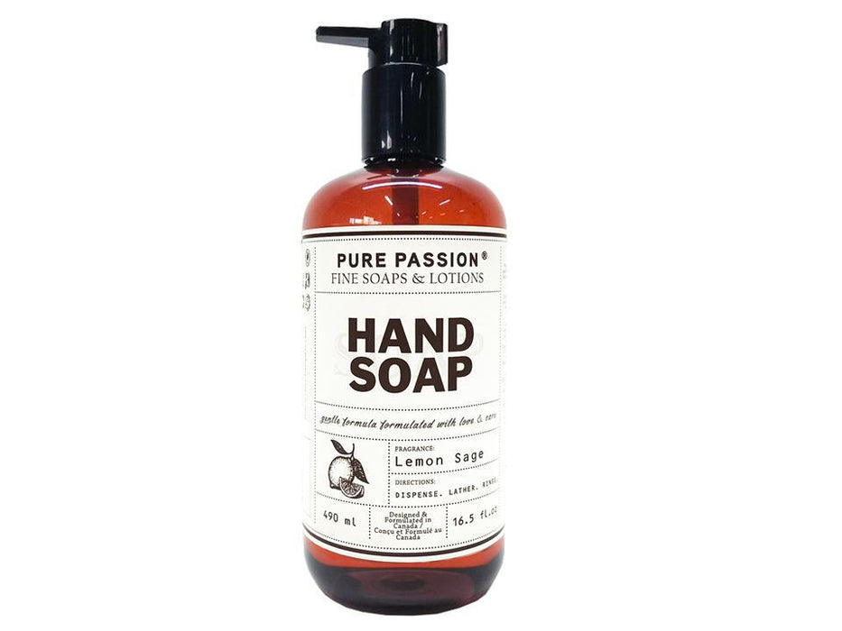 LEMON SAGE HAND SOAP 490ML