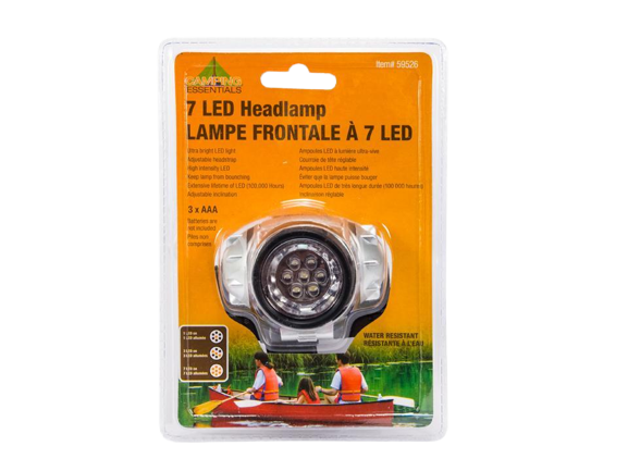 CAMPING HEADLAMP WATER RESISTANT