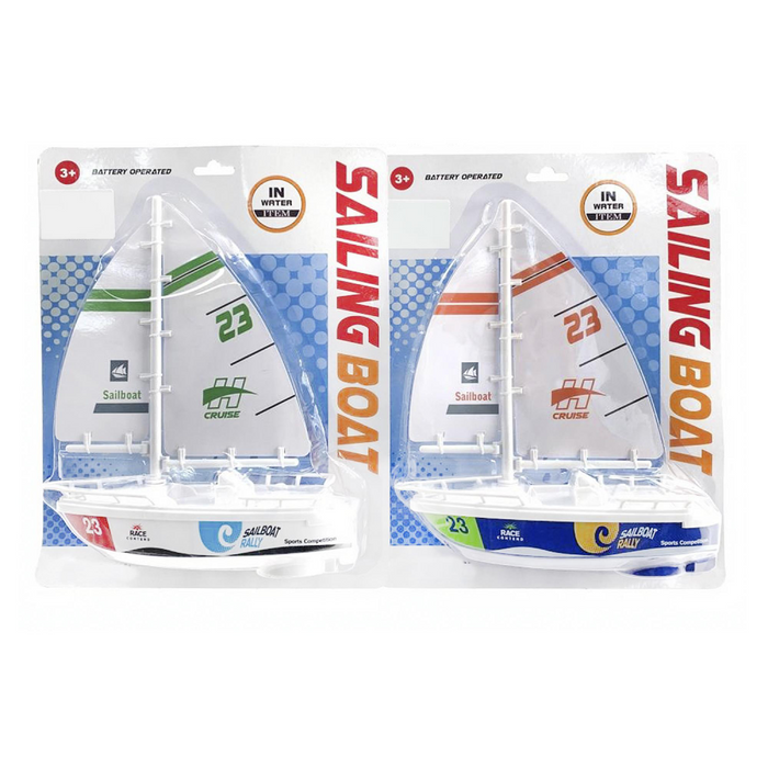 10'' BATTERY OPERATED SAILING BOAT