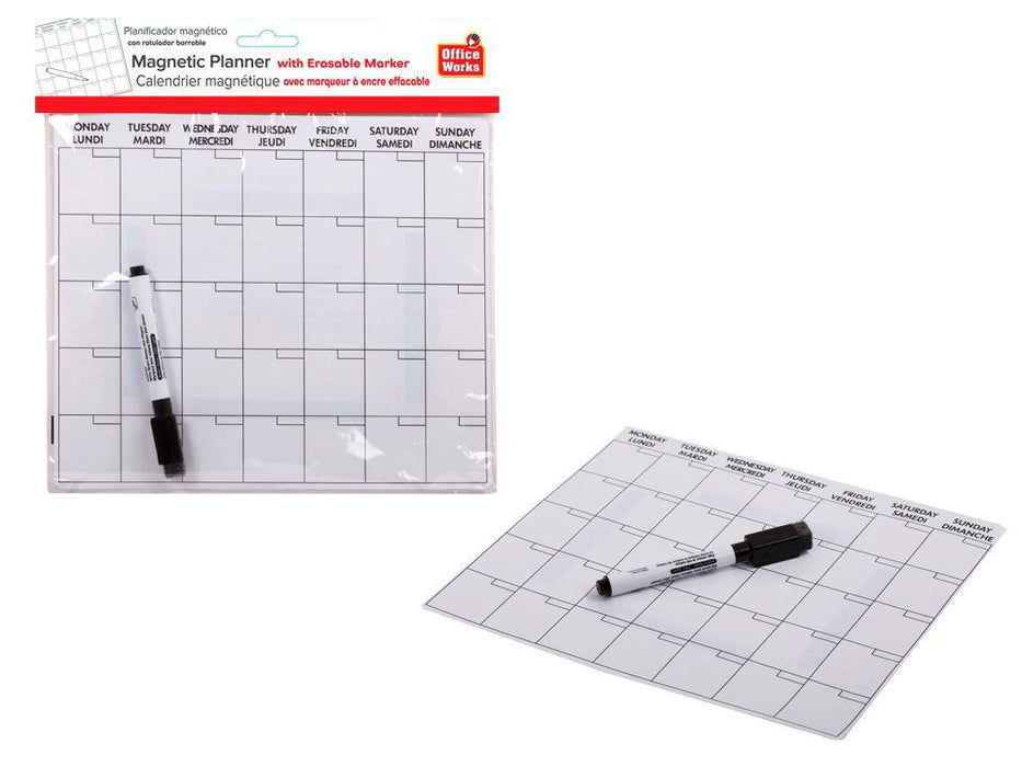 MAGNETIC PLANNER W/MARKER