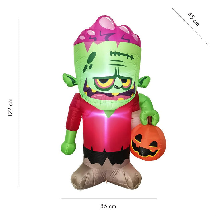 INFLATABLE LIGHT-UP LED FRANKENSTEIN 1.22M TALL