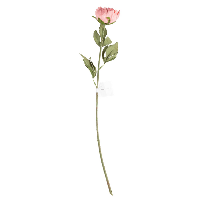 PINK PEONY STEM - 27.5"H
