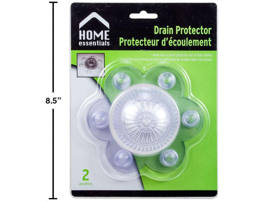 DRAIN PROTECTORS, CLEAR 2 PCS