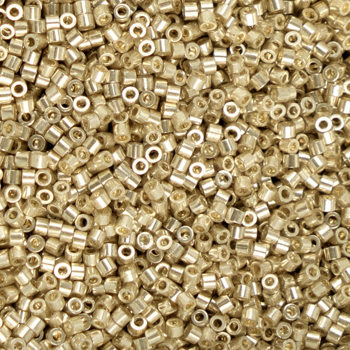 Close-up of small gold beads