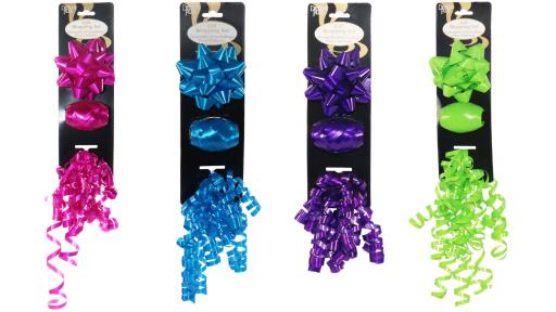 BOW RIBBON & WRAPPING SET