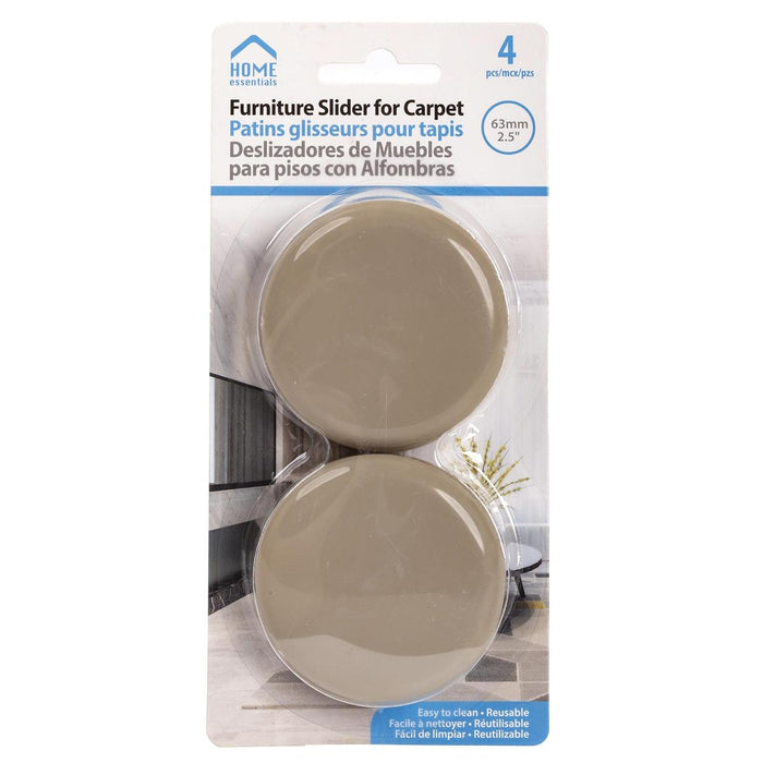 2.4"FURNITURE SLIDER FOR CARPET DIA 2.4'' - 4 PCS