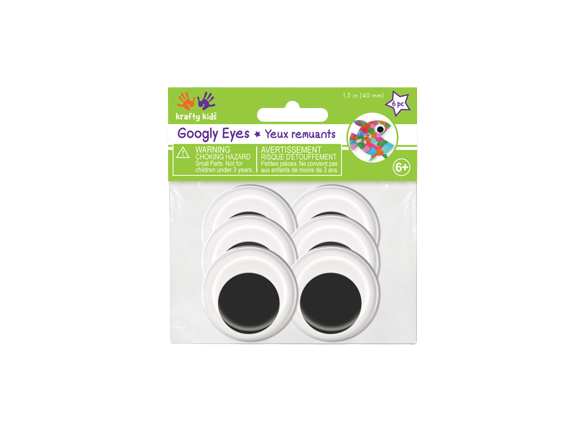 PASTE ON GOOGLY EYES 40MM