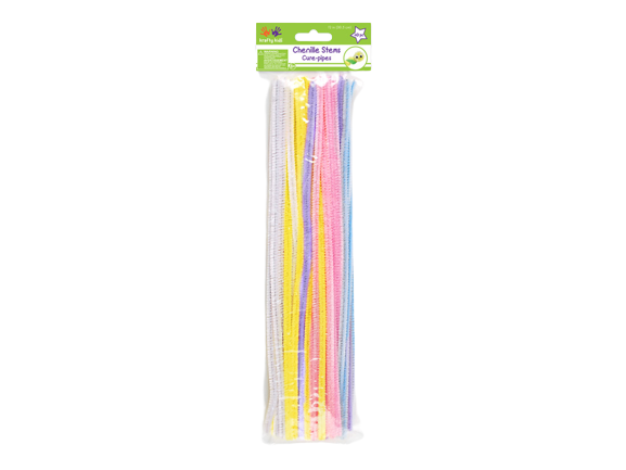 CHENILLE STEMS - PASTEL MIX