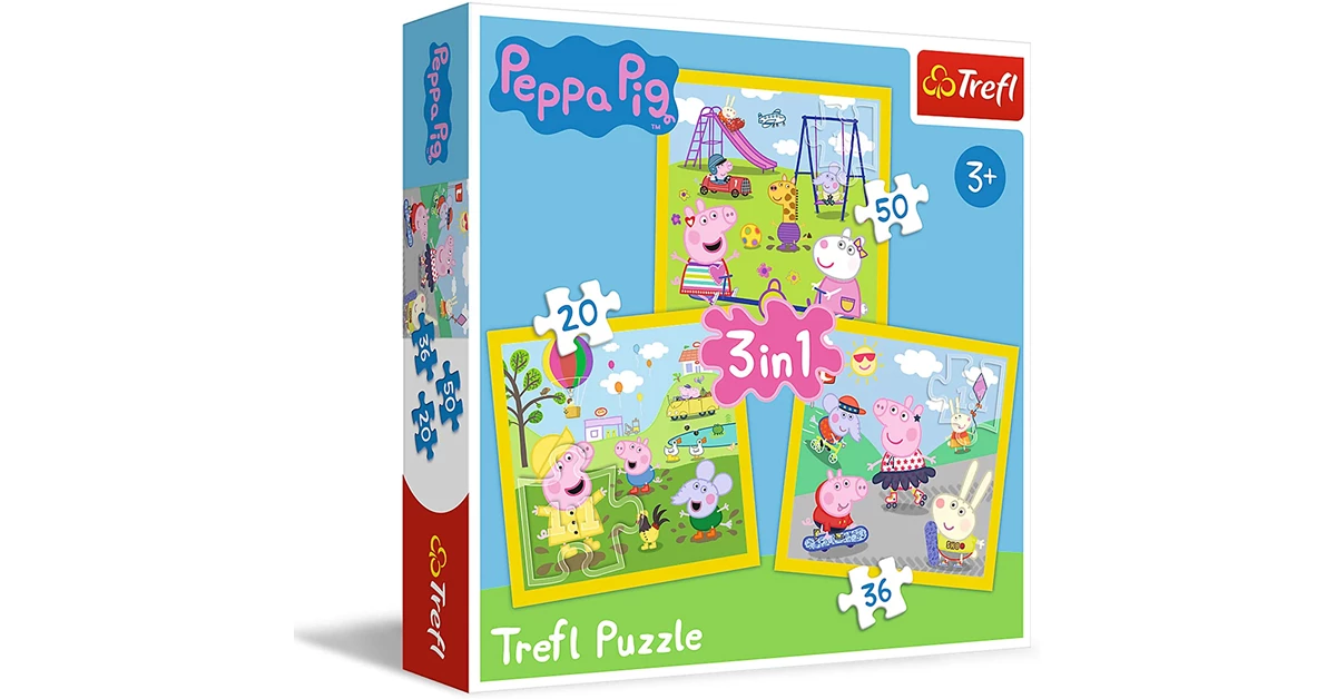 PEPPA PIG 3 IN 1 PUZZLE