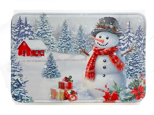 MEMORY FOAM MAT - SNOWMAN