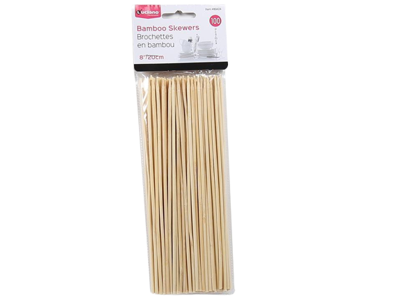BAMBOO SKEWERS 100PC