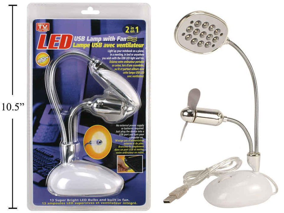 LED USB LAMP WITH FAN