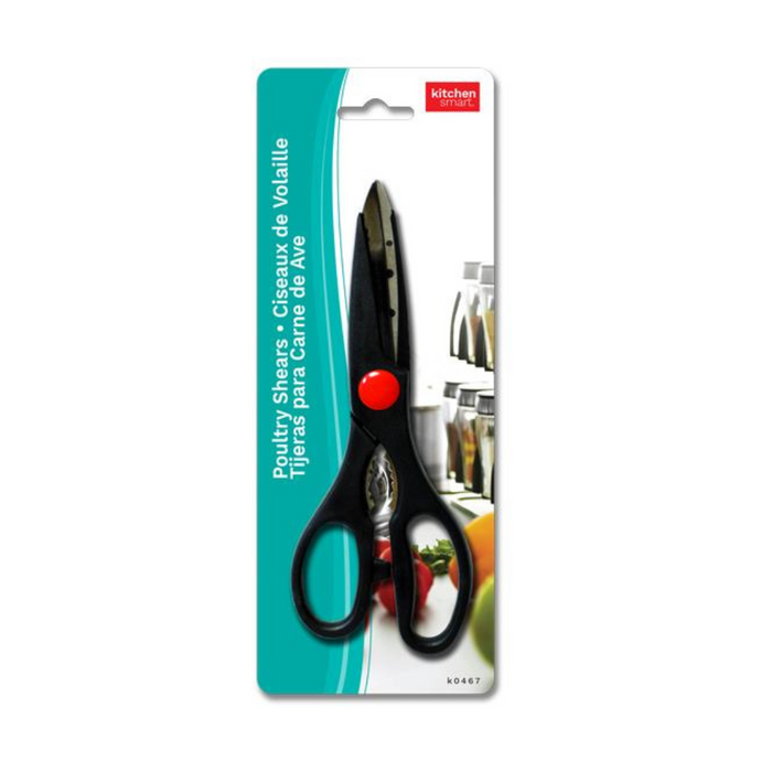 Poultry shears on a white background with packaging