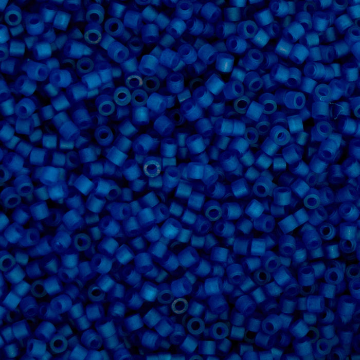 Close-up of blue beads on a black background