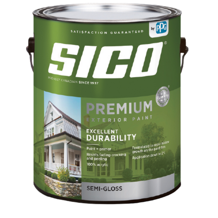 SICO EXTERIOR PAINT AND PRIMER SEMI-GLOSS FINISH