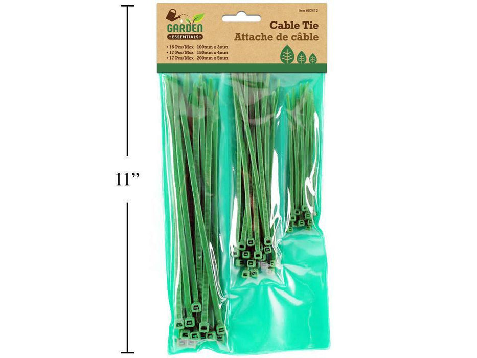 50PC GREEN CABLE TIES