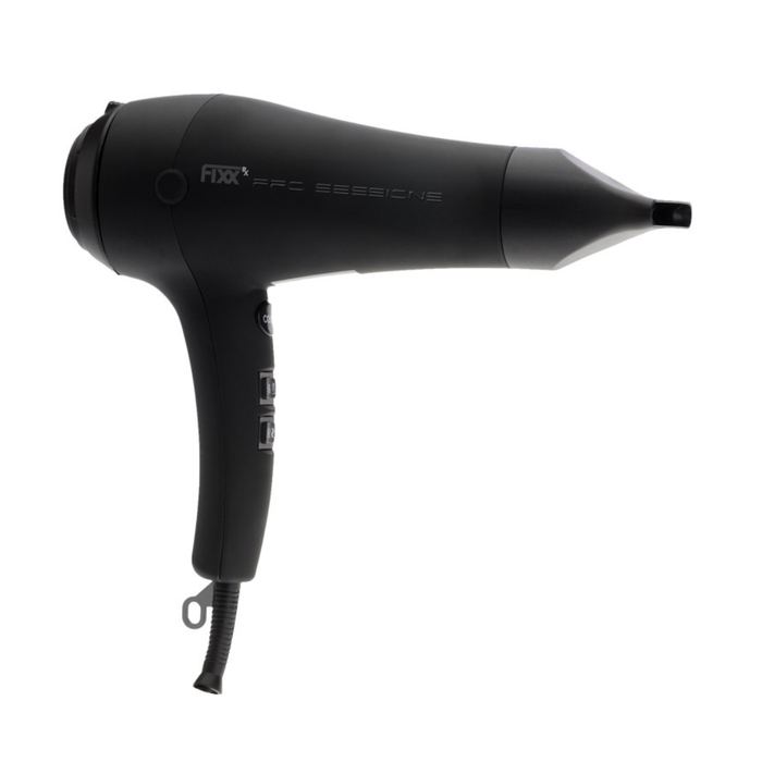 FIXX PRO SESSION HAIR DRYER HIGH PERFORMANCE BLACK