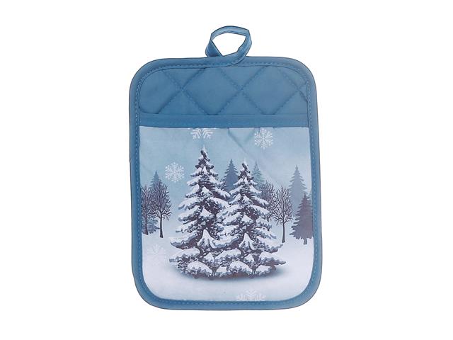 POT HOLDER WITH POCKET - TREE