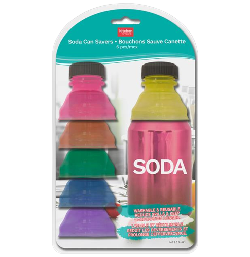 SODA CAN SAVERS 6 PCS