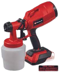 EINHELL - 18V CORDLESS HVLP HANDHELD PAINT SPRAYER