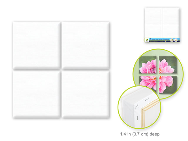 STRETCH ARTIST CANVAS 6"X6" - 4 PACK