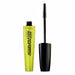 Rimmel Lash Accelerator Eyelash Conditioner shown with its lime green tube and black applicator wand on a white background.