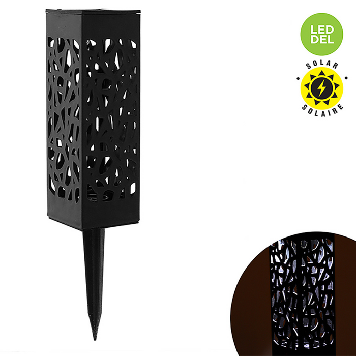 SOLAR PLASTIC LED STAKE PURE WHITE
