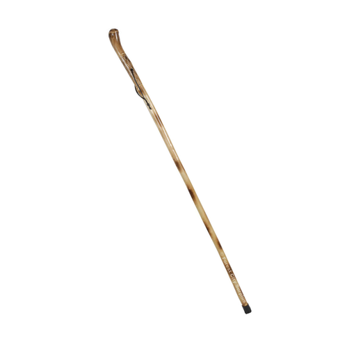 Wooden cane on a white background