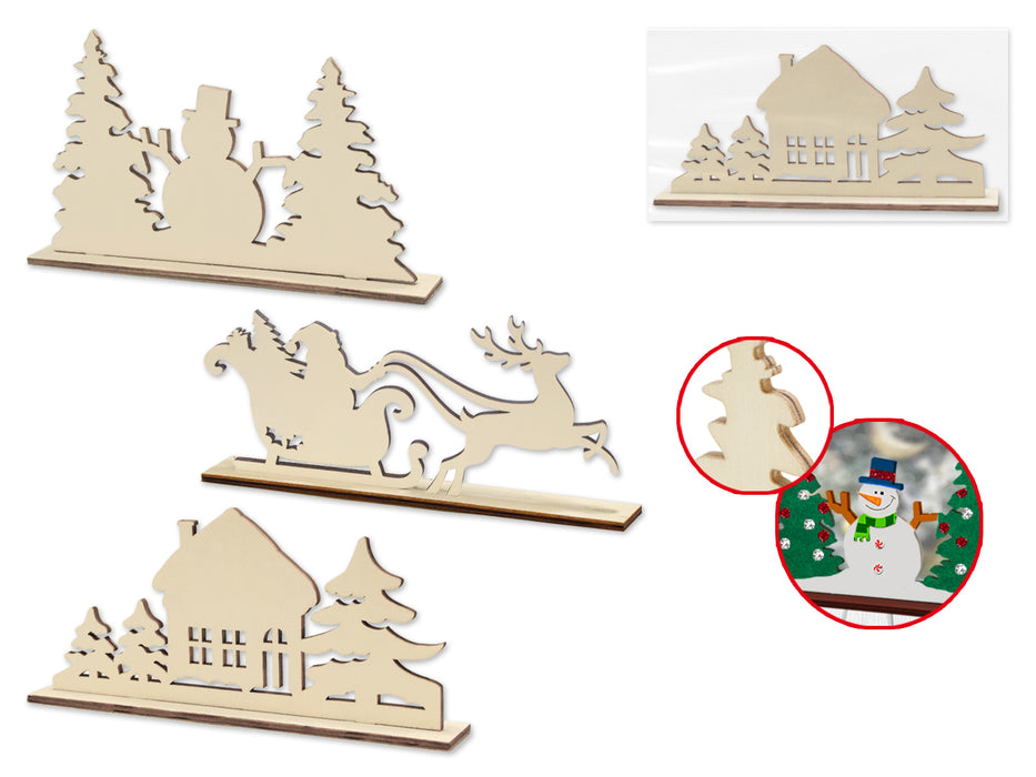 XMAS WOOD WINTER WONDERLAND.