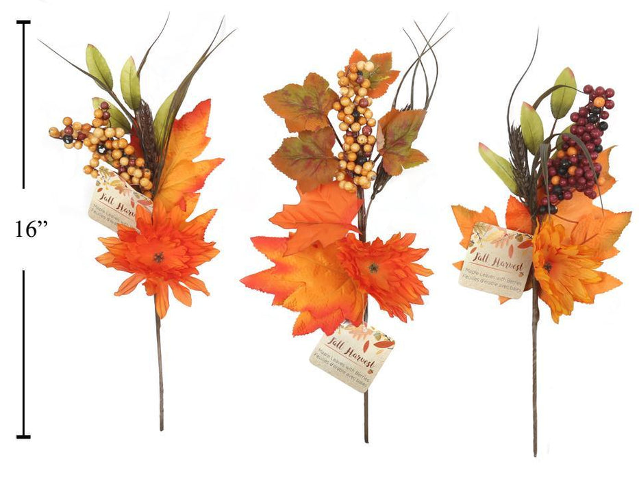 MAPLE LEAVES W/BERRIES