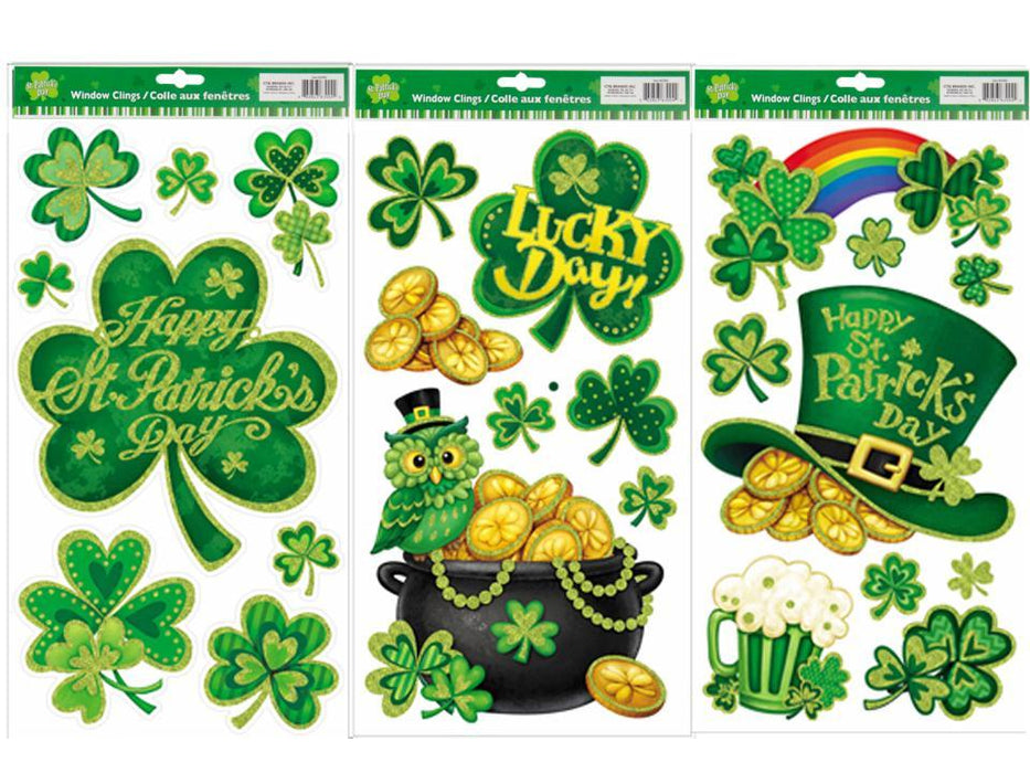 ST.PATRICK'S DAY WINDOW CLING