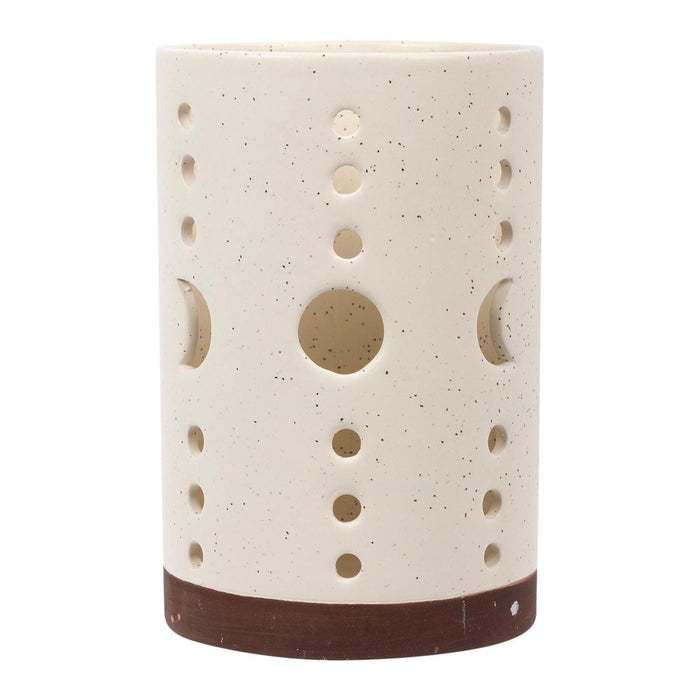 MOON PHASES HURRICANE CANDLE HOLDER