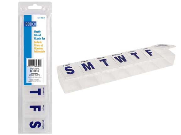 BODICO WEEKLY PILL AND VITAMIN BOX