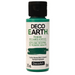 Bottle of Deco Earth acrylic paint in Lucky Green on a white background