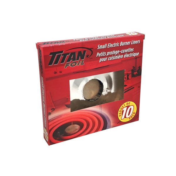 SMALL ELECTRIC BURNER LINERS 10 PCS  -SINGLE