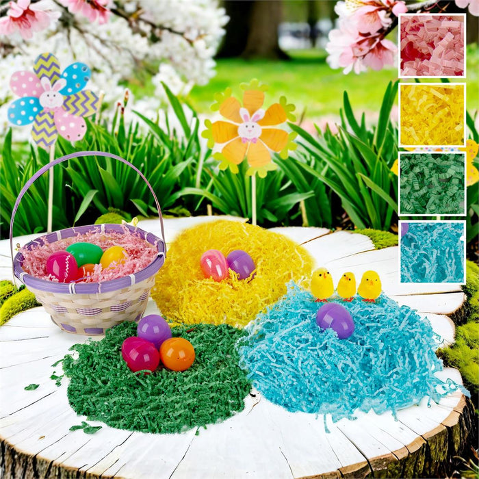 EASTER 1.5OZ KRINKLE PAPER SHRED ASSORTED COLOURS